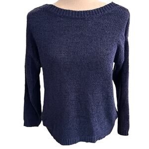 Tobi navy open strappy back sweater size‎ s/m